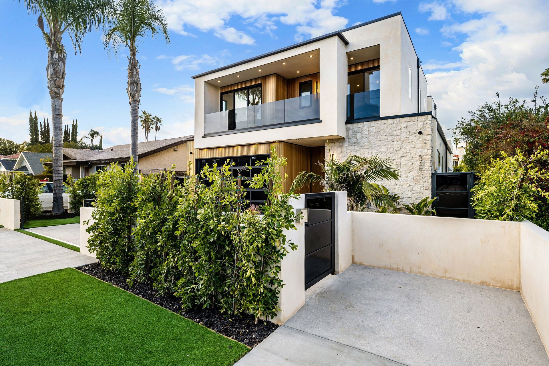 Modern two-story house